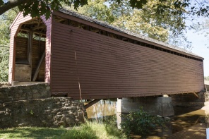 Covered Bridge in Frederick County Maryland USA